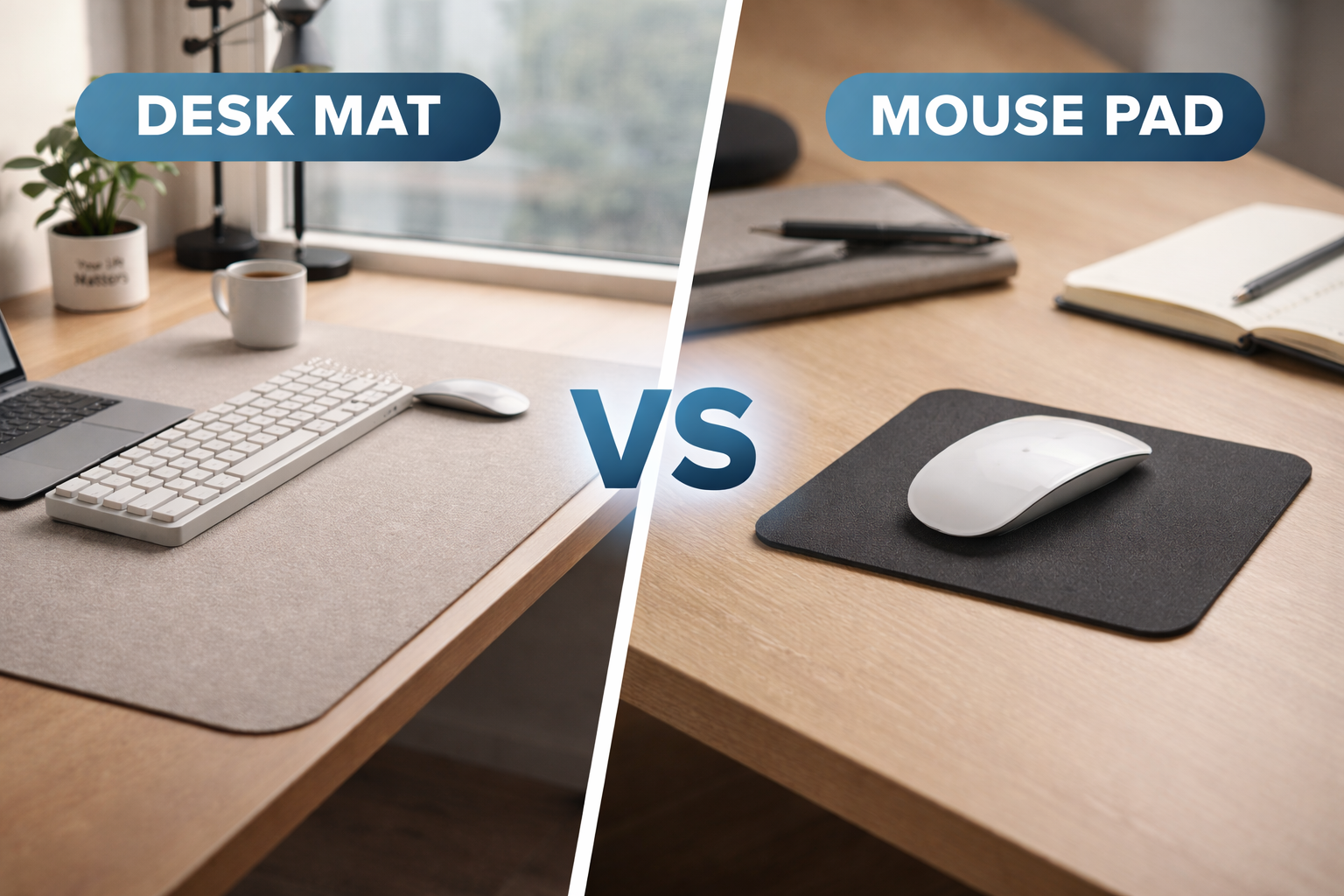 Desk Mat vs Mouse Pad: What’s the Difference (And Which One Should You Choose?)