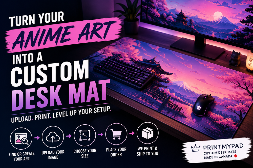 Create Your Own Anime-Inspired Desk Mat for the Perfect Setup