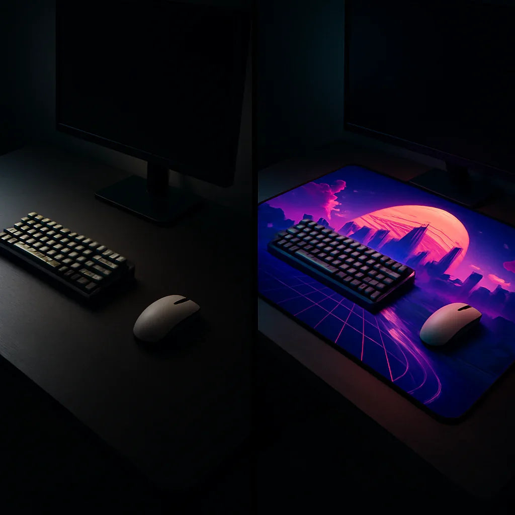 How to Design the Perfect Custom Desk Mat (Even If You're Not a Designer) guide by PrintMyPad