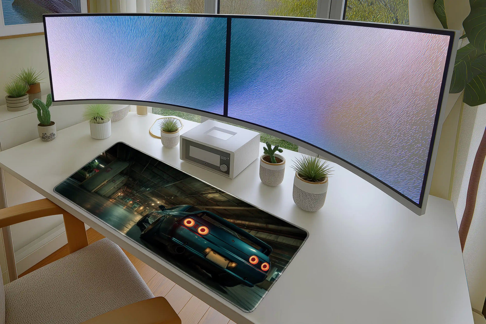 Skyline R32 Mousepad – JDM Night Scene in Underground Garage