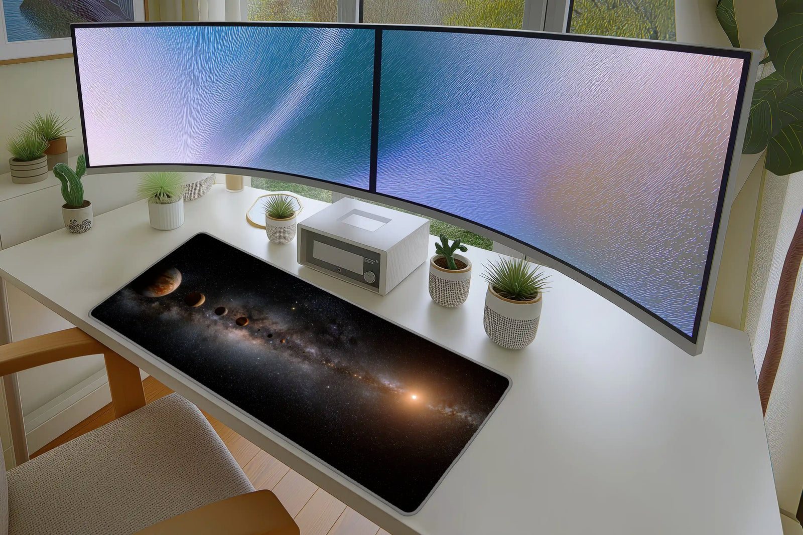Solar System Mousepad – Planetary Orbit Space Desk Mat