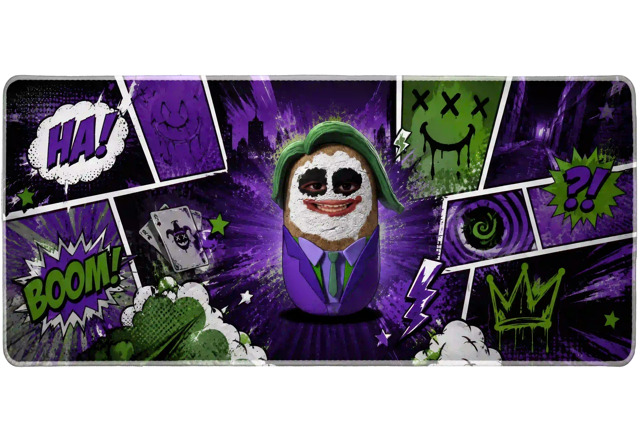 ChunXSama “JokerTato” Comic-Style Gaming Desk Mat