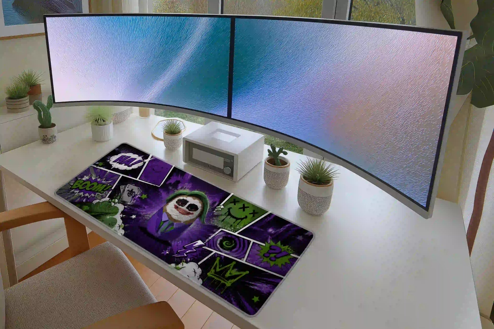 ChunXSama “JokerTato” Comic-Style Gaming Desk Mat