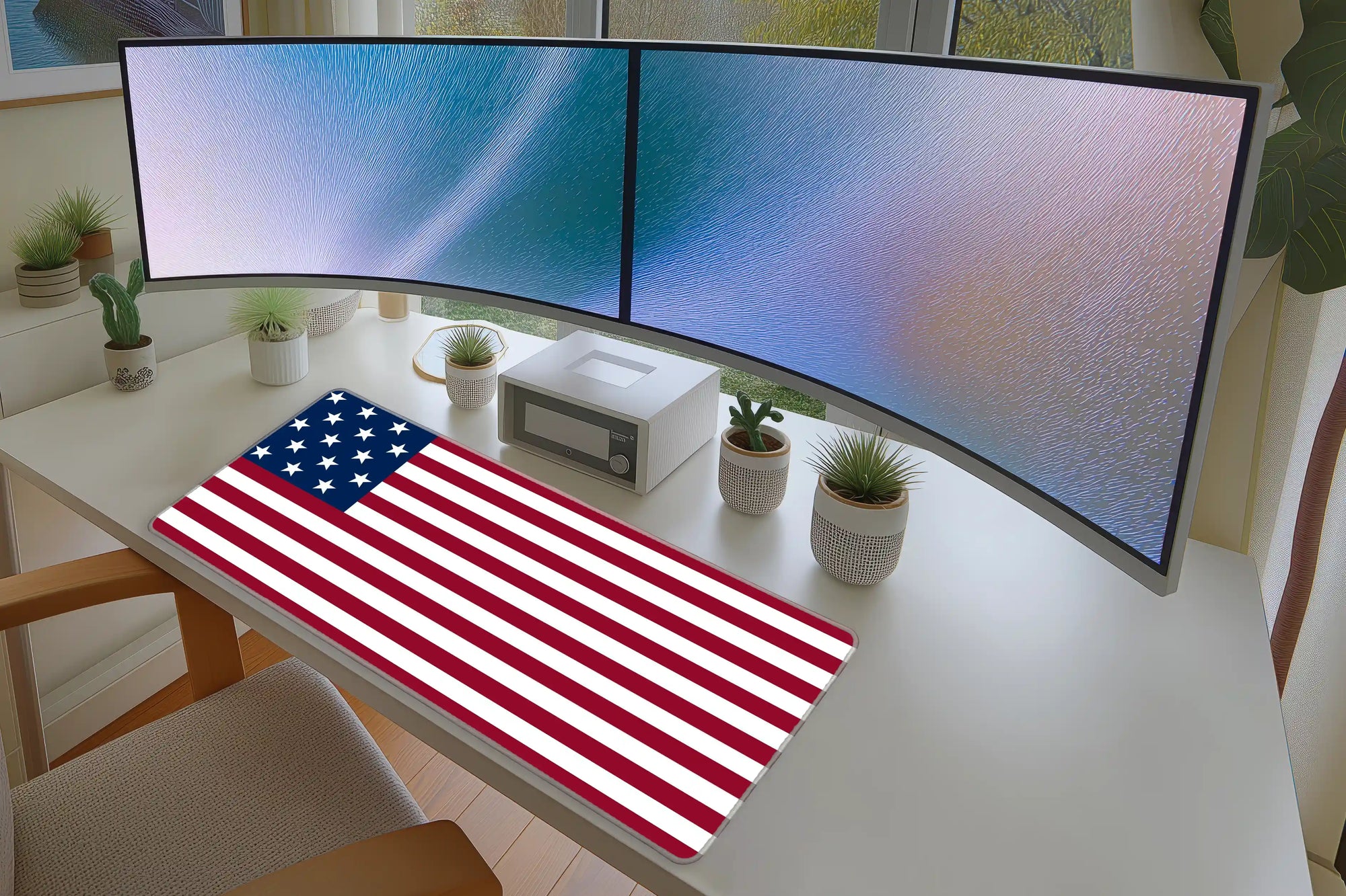 USA Flag Desk Mat – American Flag Extended Gaming Mouse Pad