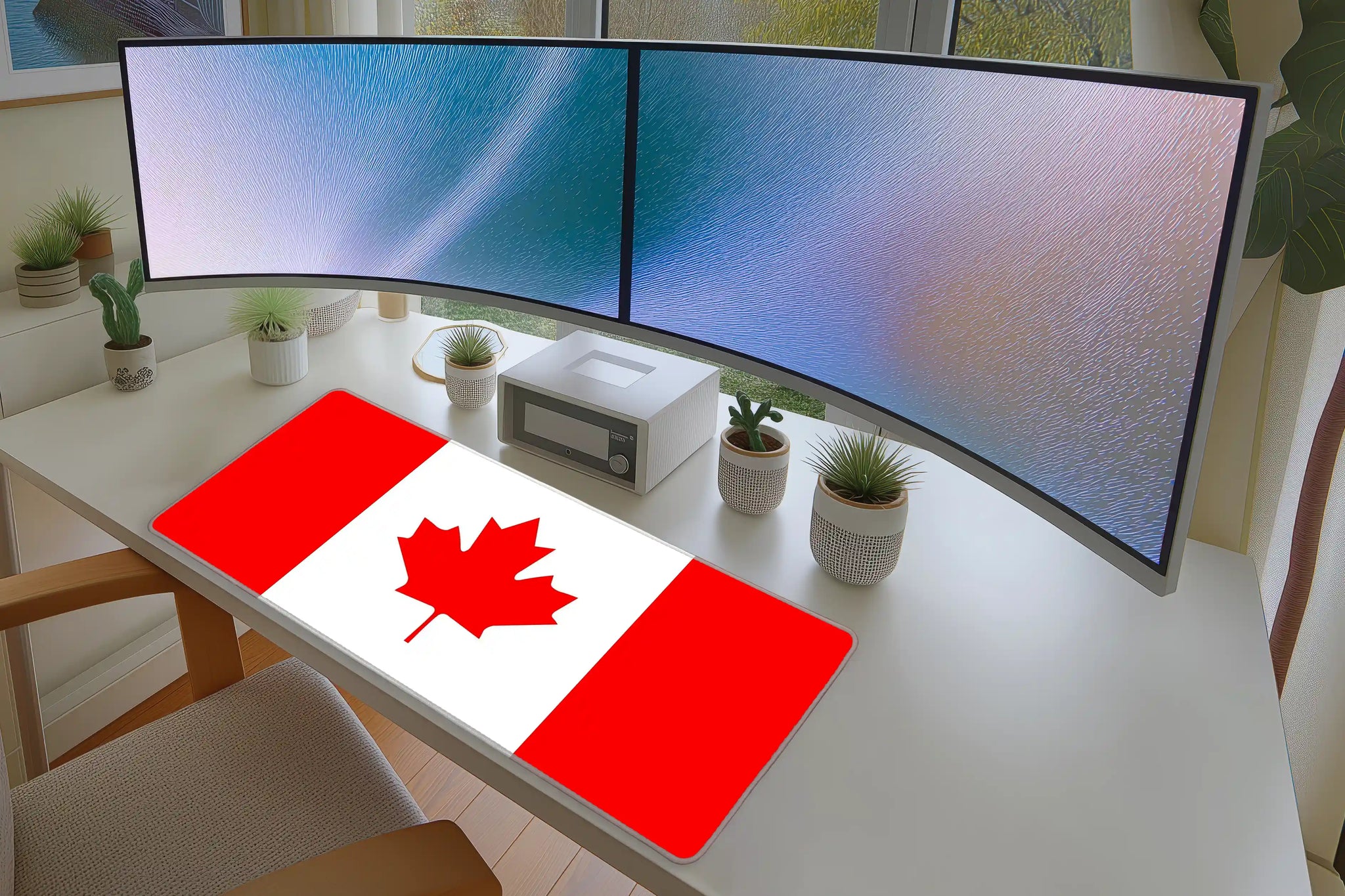 Canada Flag Desk Mat XXL Gaming Mouse Pad for Sports Fans
