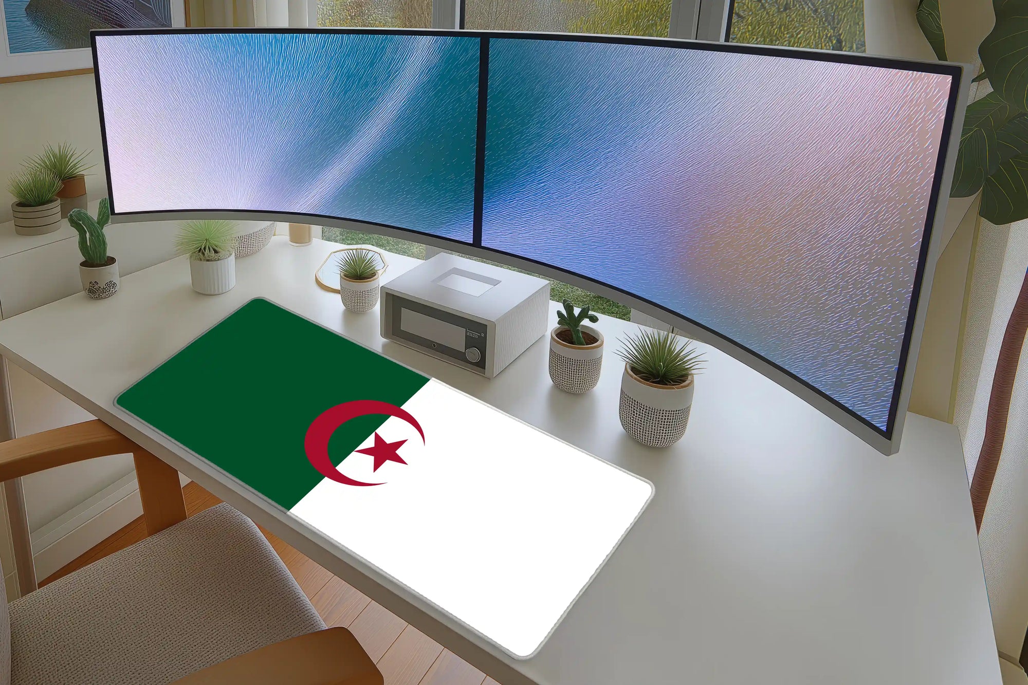 Algeria Flag Desk Mat – Patriotic Gaming Mouse Pad for Sports Fans