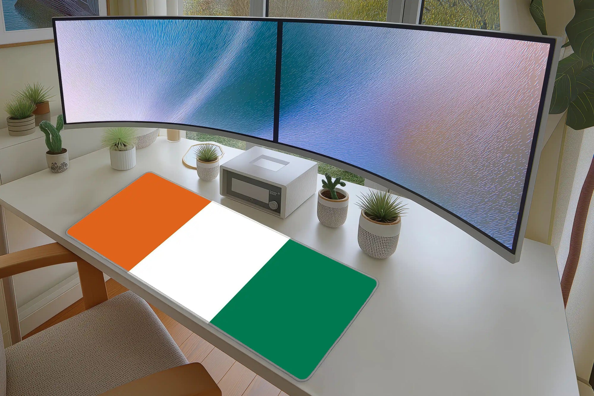 Ivory Coast Flag Desk Mat – Côte d'Ivoire Gaming Mouse Pad
