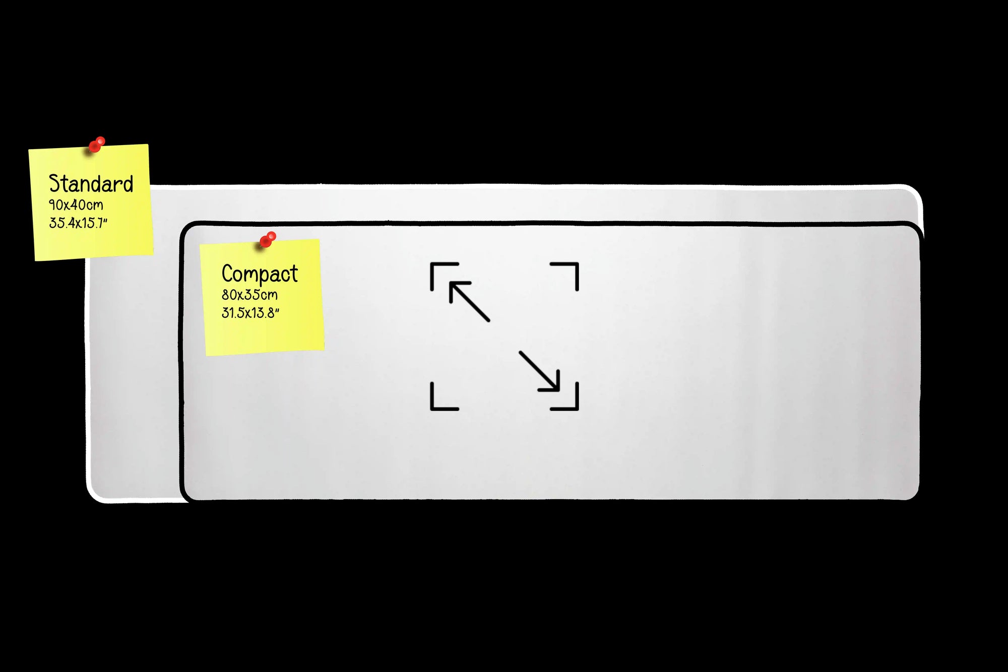 Midnight Train Mousepad – Full Moon Night Journey