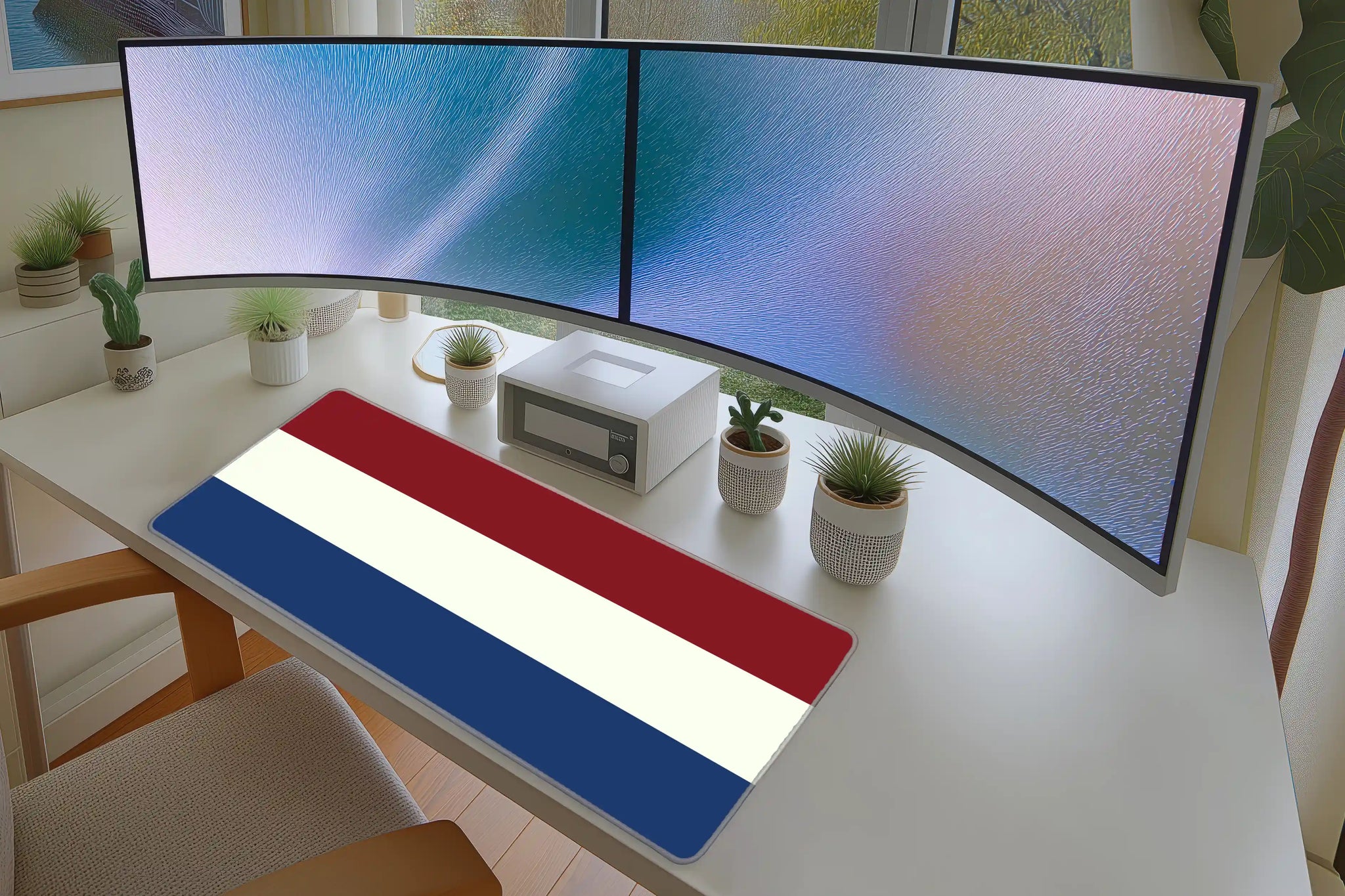 Netherlands Flag Desk Mat – Patriotic Gaming Mouse Pad for Fans
