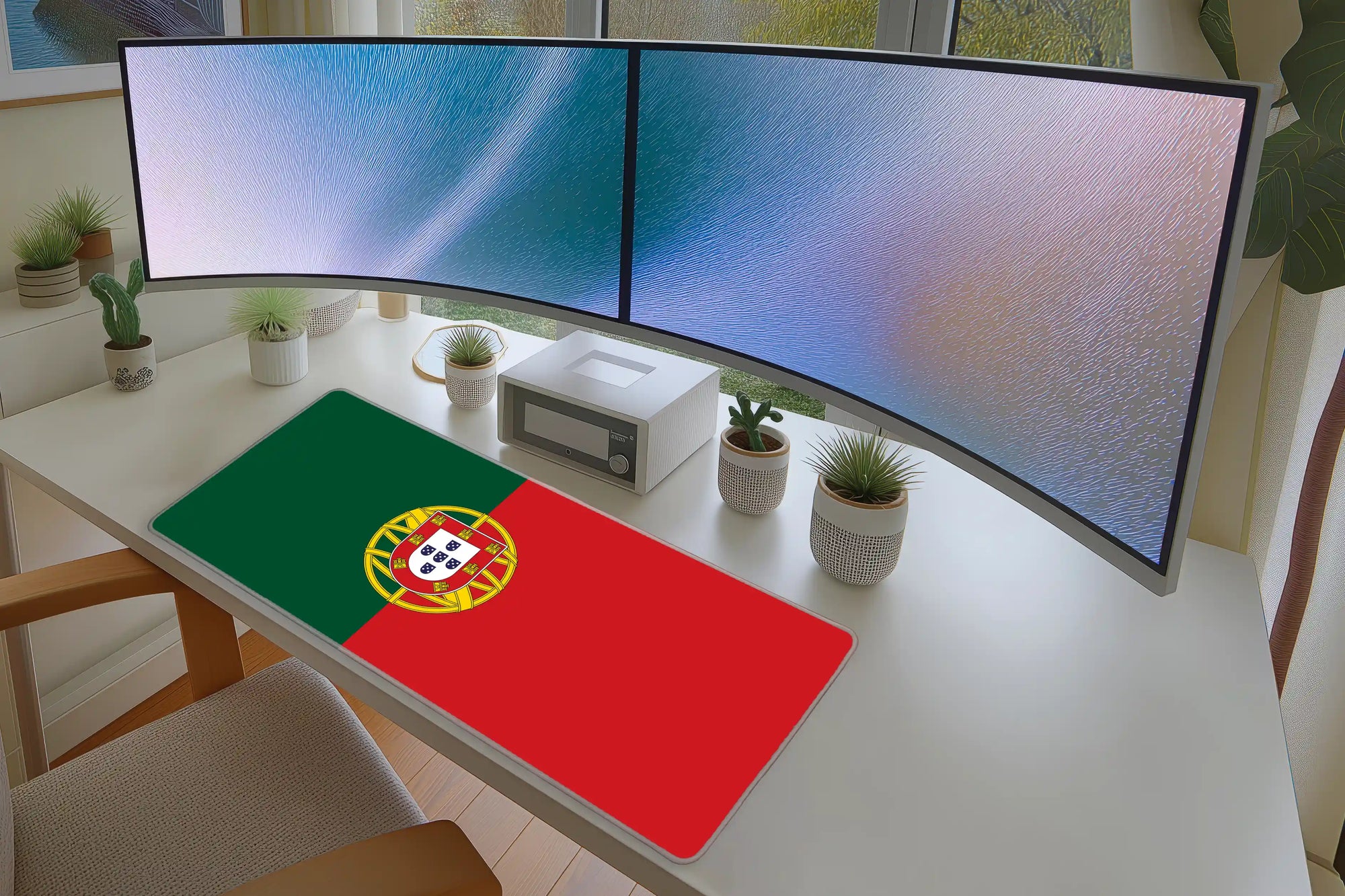 Portugal Flag Desk Mat – Patriotic Gaming Mouse Pad for Fans