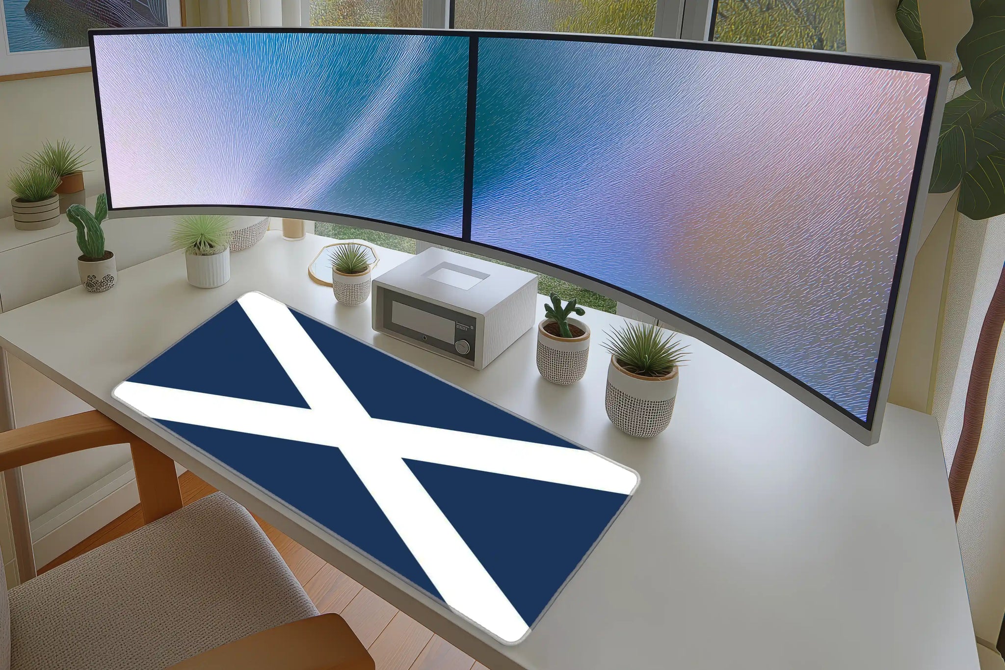 Scotland Flag Desk Mat – Patriotic Gaming Mouse Pad for Fans