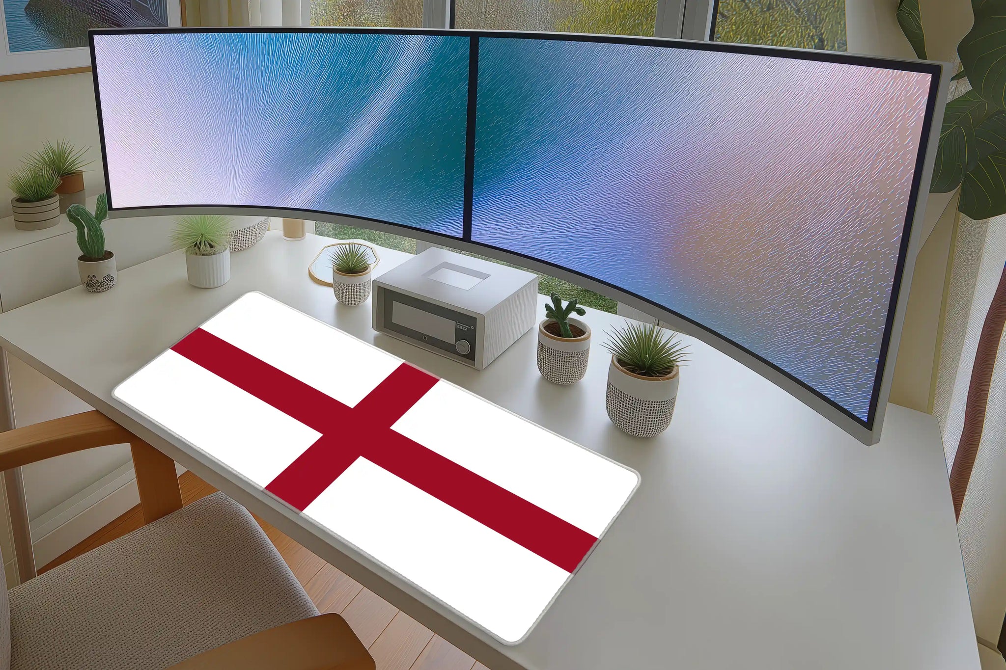 England Flag Desk Mat – Patriotic Gaming Mouse Pad for Sports Fans