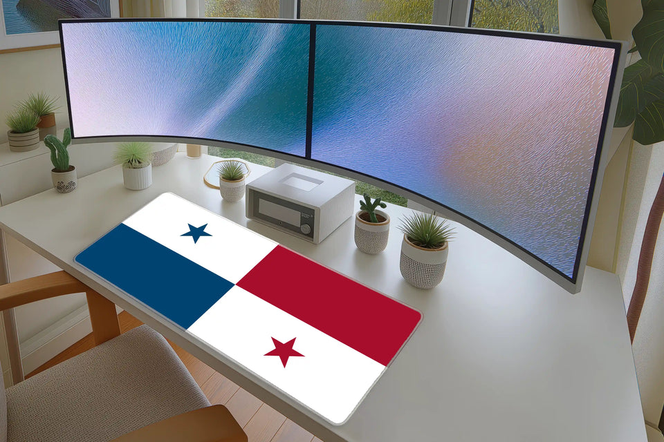 Panama Flag Desk Mat – Panama Pride Gaming Mouse Pad