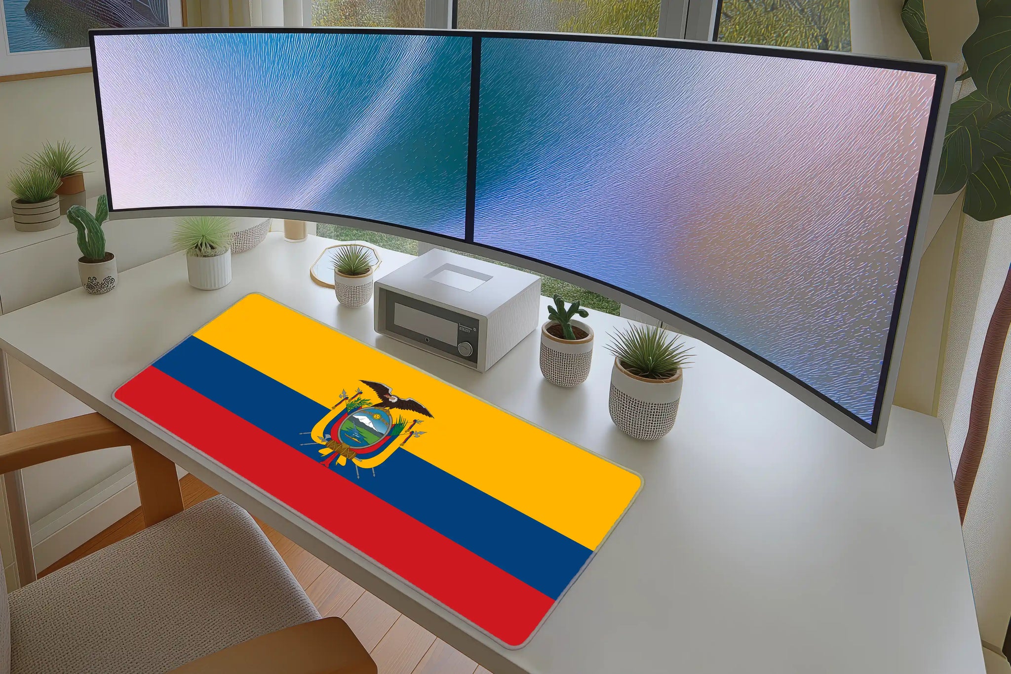 Ecuador Flag Desk Mat – Ecuadorian Pride Gaming Mouse Pad