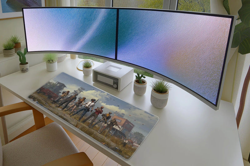 Battle Royale Squad Desk Mat – Tactical Gaming-Inspired Mouse Pad