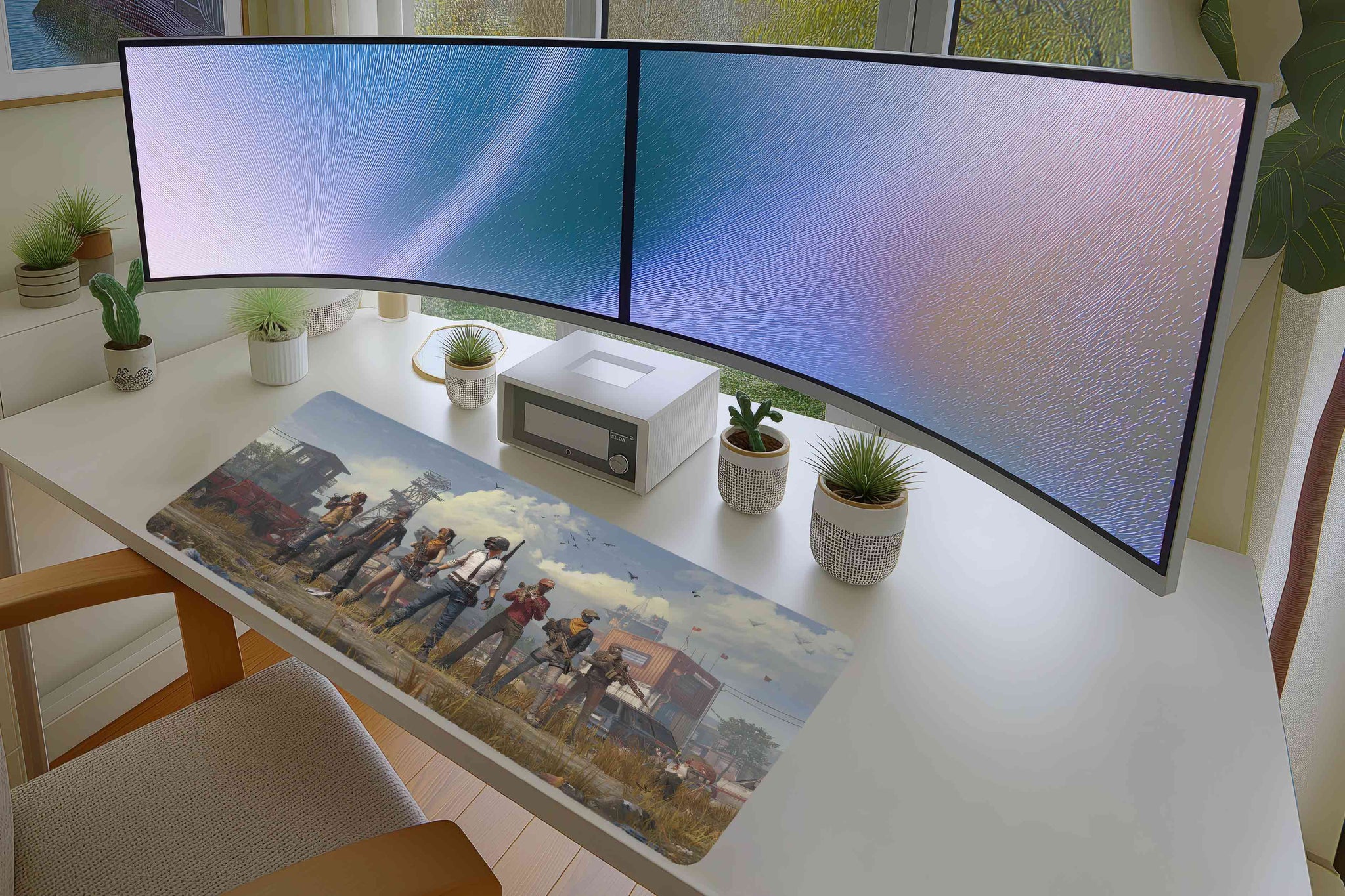 Battle Royale Squad Desk Mat – Tactical Gaming-Inspired Mouse Pad