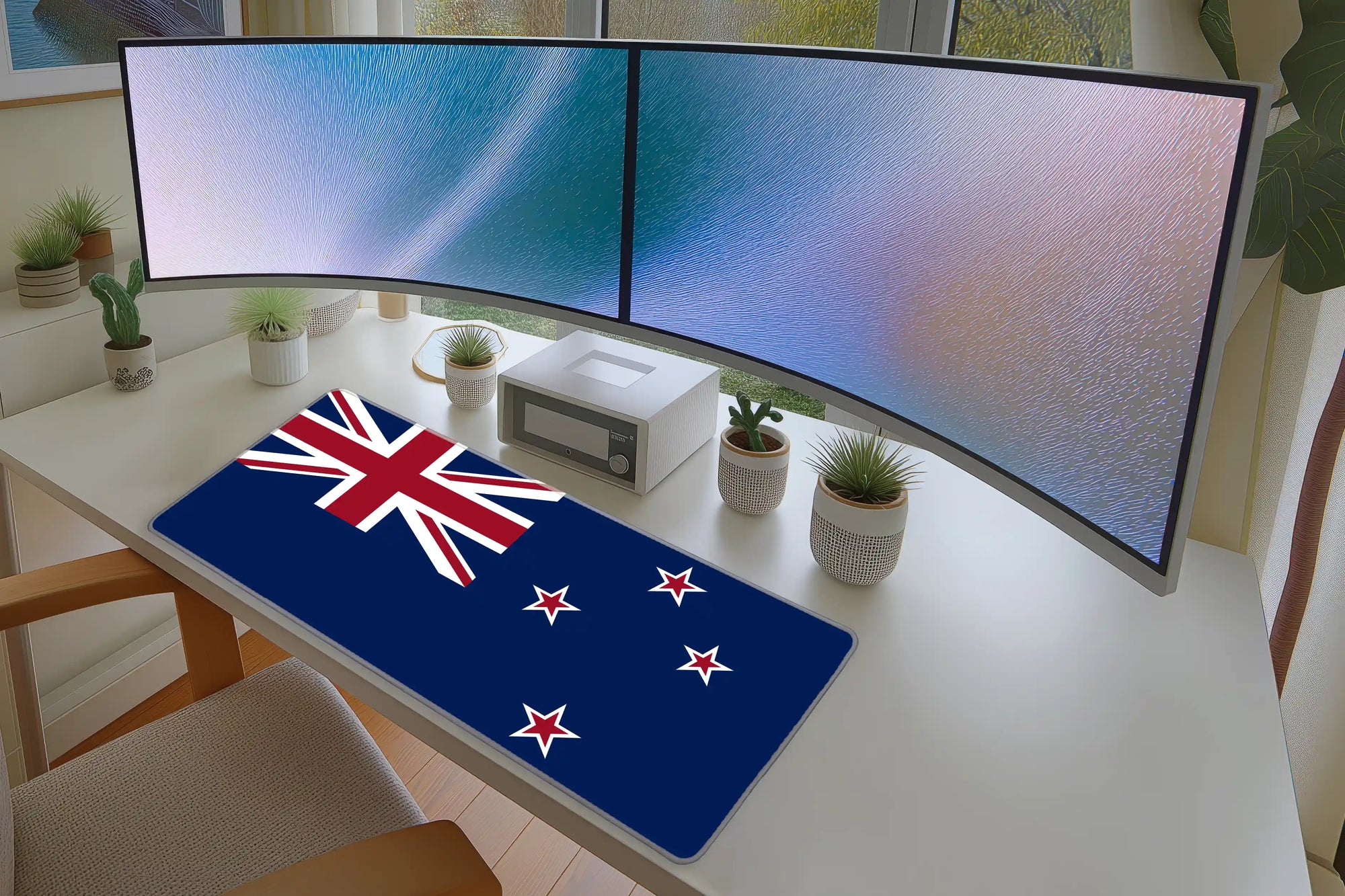 New Zealand Flag Desk Mat – Kiwi Pride Gaming Mouse Pad