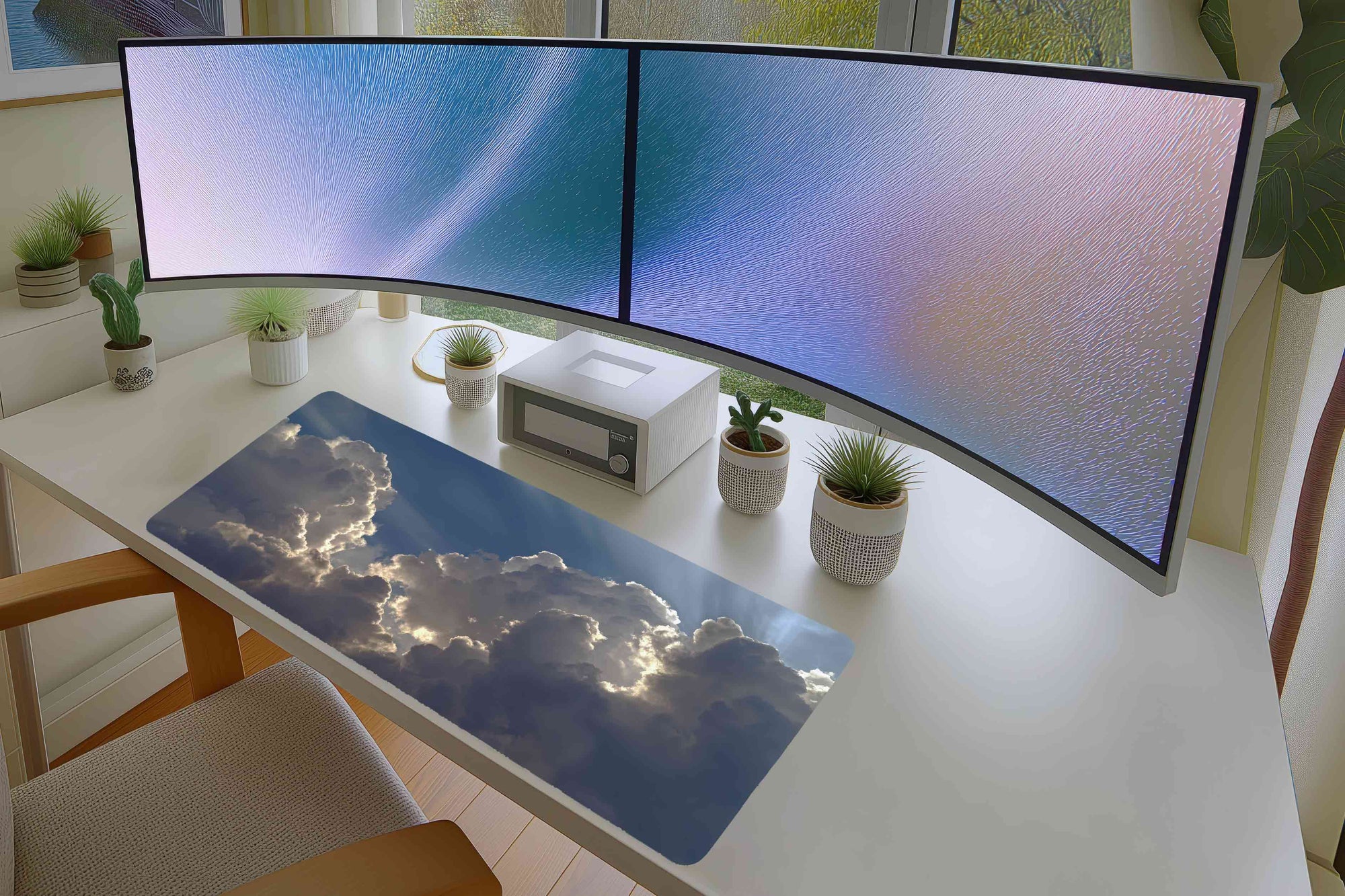 Heavenly Clouds Mousepad – Soothing Sky Scene