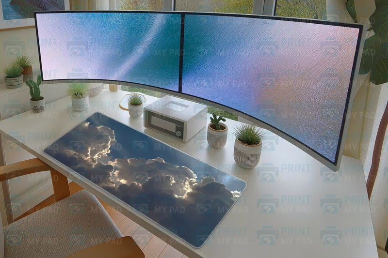 Heavenly Clouds Mousepad – Soothing Sky Scene