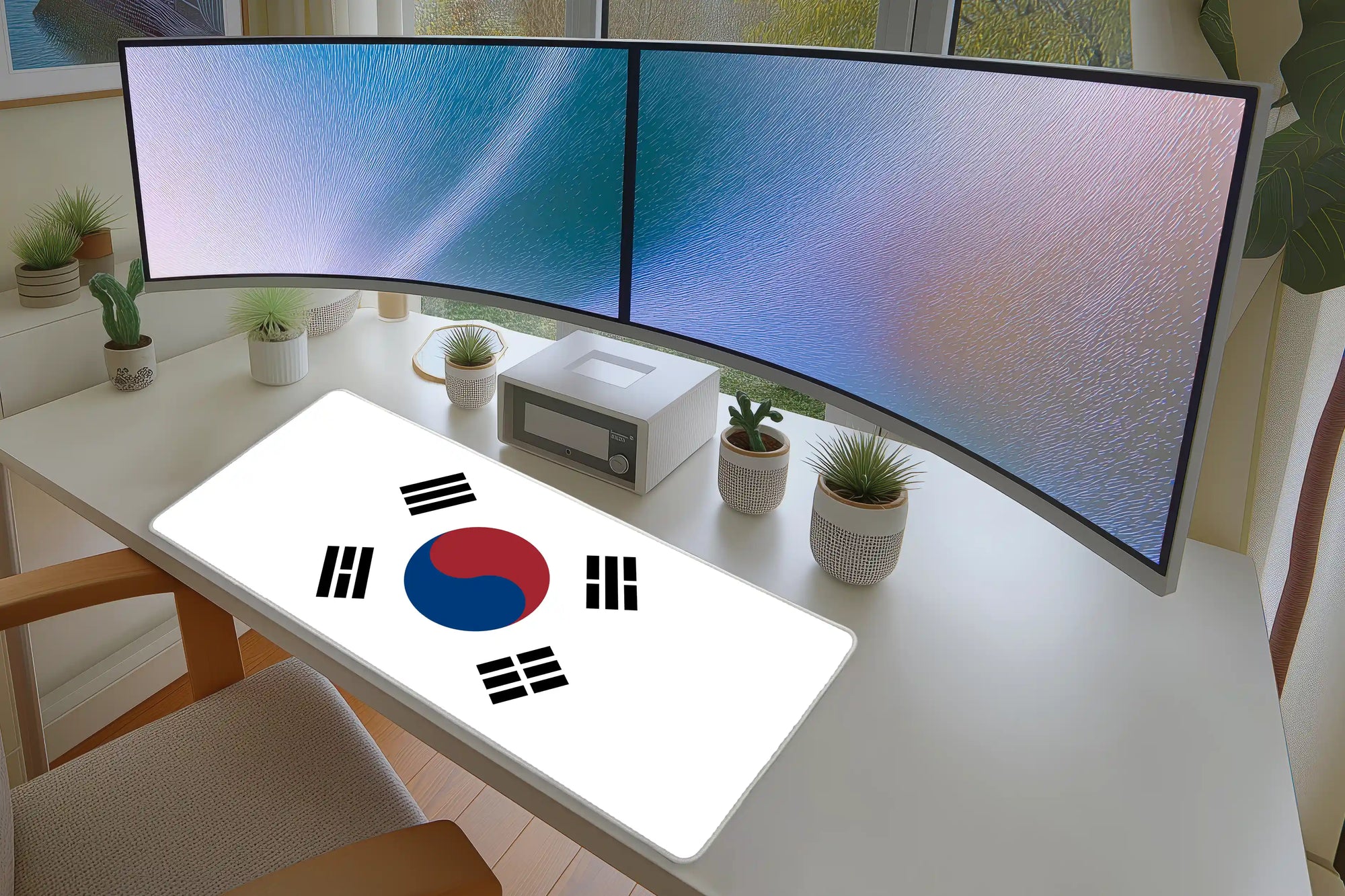 South Korea Flag Desk Mat – Korean Pride Gaming Mouse Pad