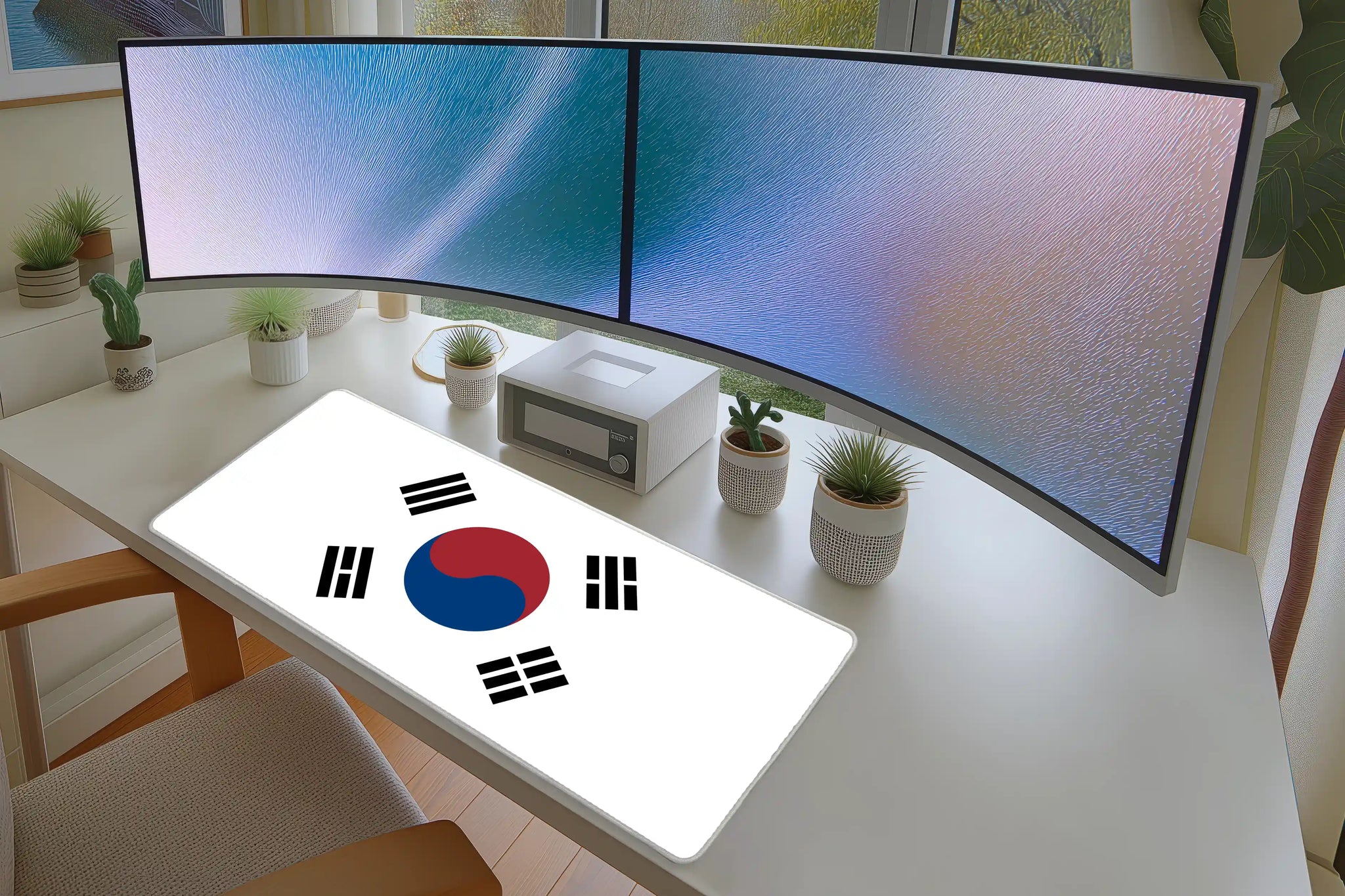 South Korea Flag Desk Mat – Korean Pride Gaming Mouse Pad