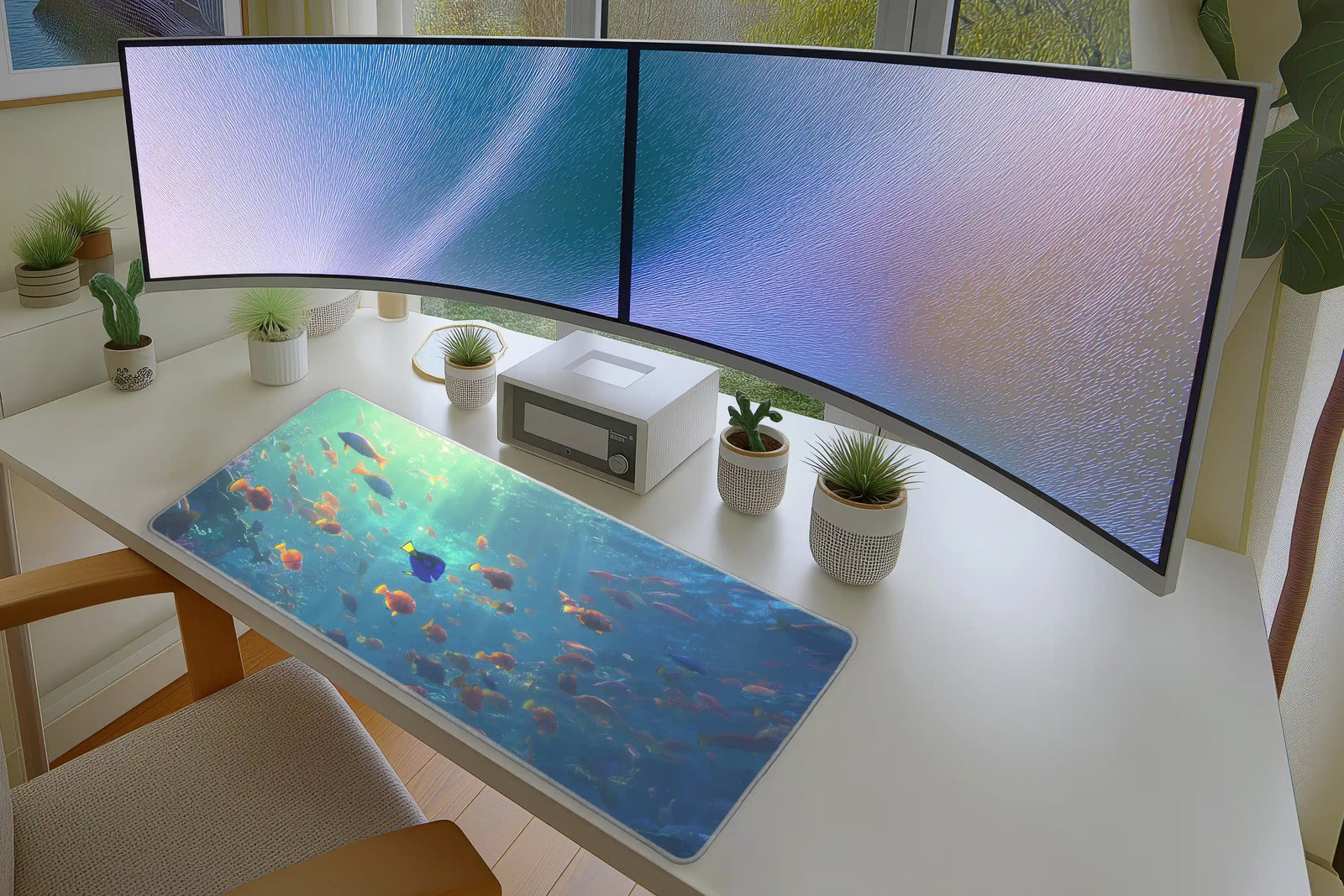 Tropical Fish Underwater Mousepad – Vibrant Ocean Scene Art