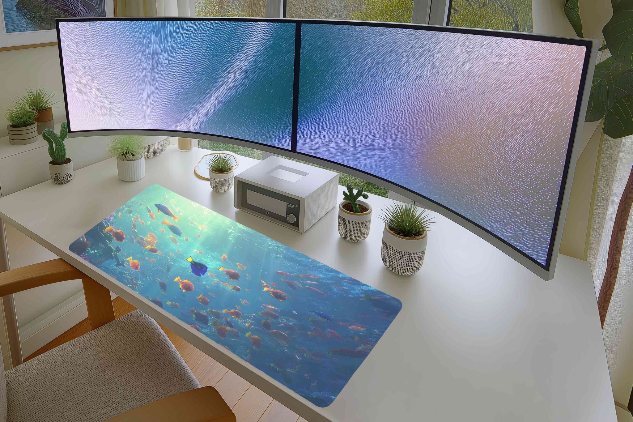 Tropical Fish Underwater Mousepad – Vibrant Ocean Scene Art