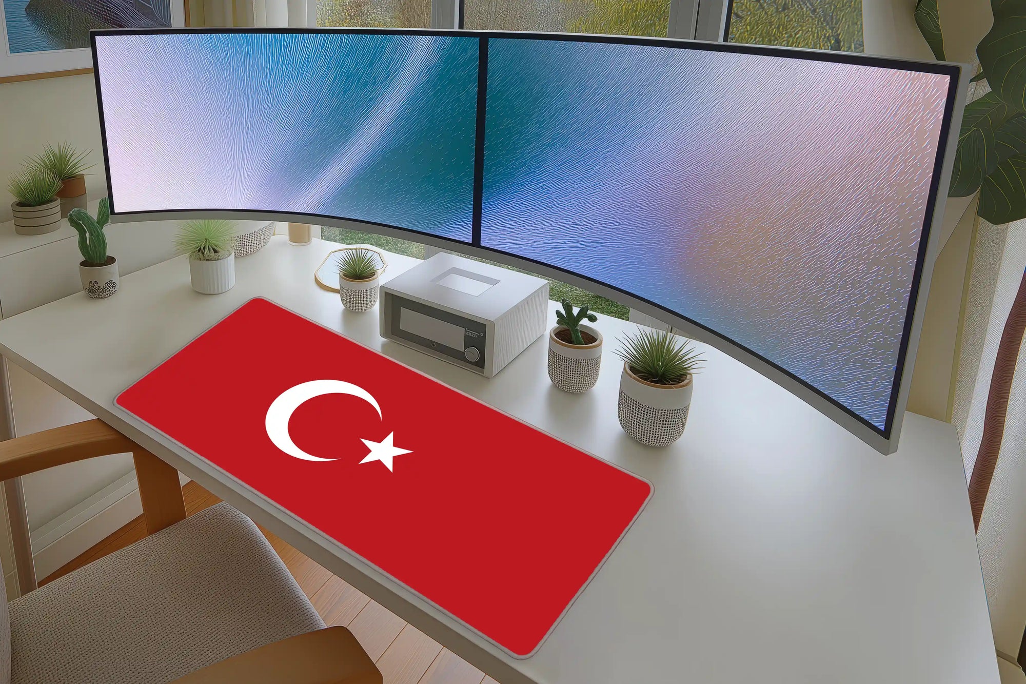 Turkey Flag Desk Mat – Turkish Pride Gaming Mouse Pad