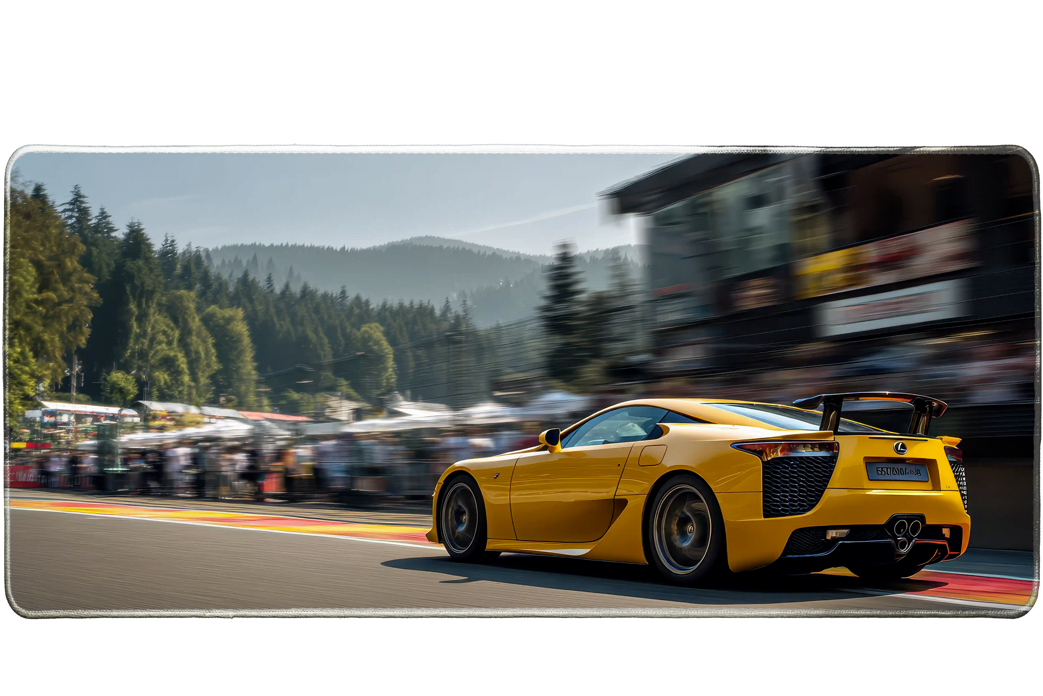 Cars 90x40cm custom desk mat, stitched edge finish – PrintMyPad