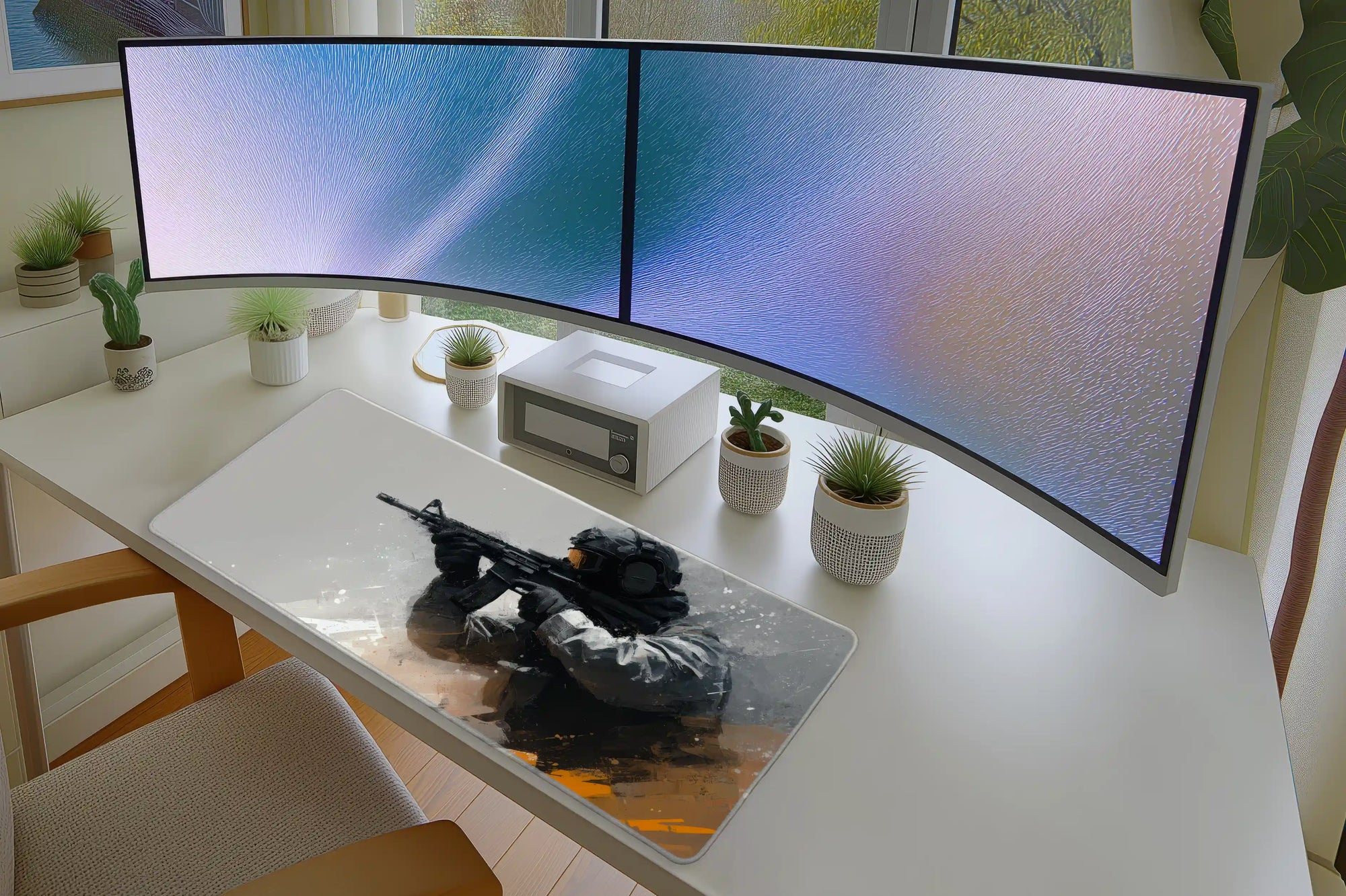 Elite Tactical Operator Mousepad – Modern Military Art