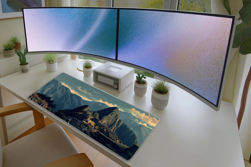 Machu Picchu Mountain Landscape Mousepad