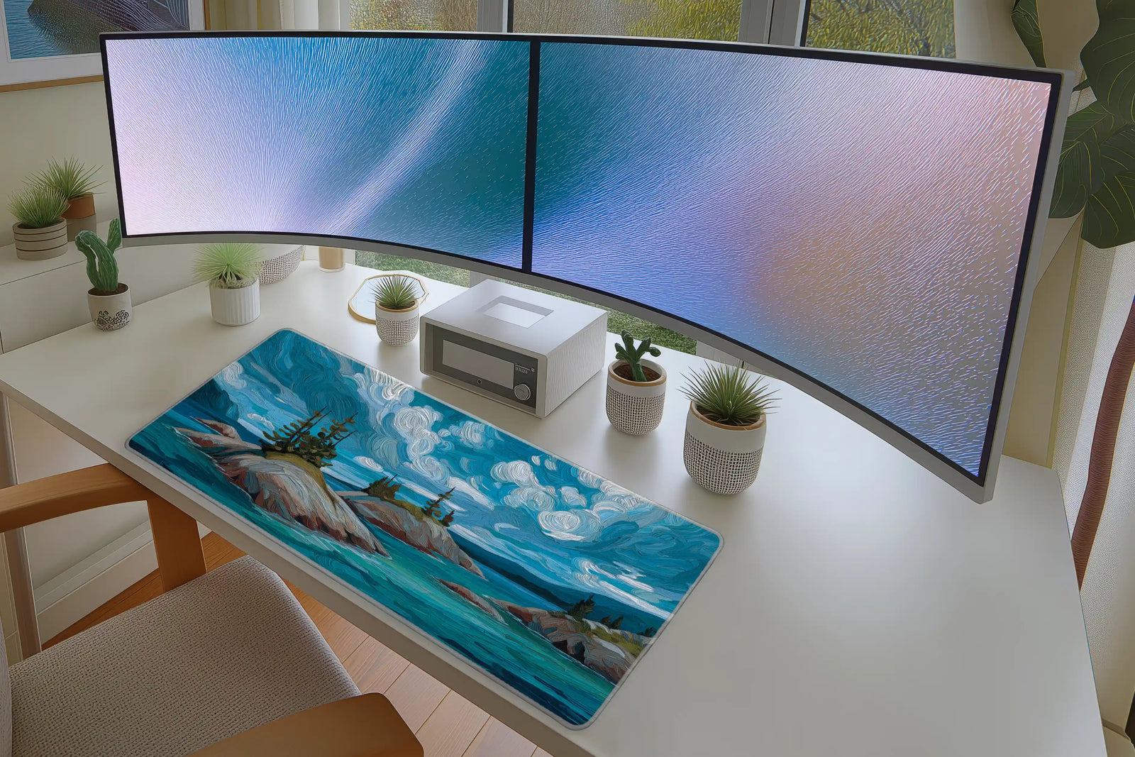 Group of Seven Inspired Island Landscape Mousepad