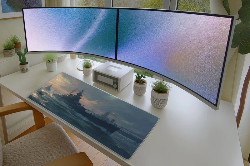 WWII Battleship Armada Mousepad – Epic Naval Warfare