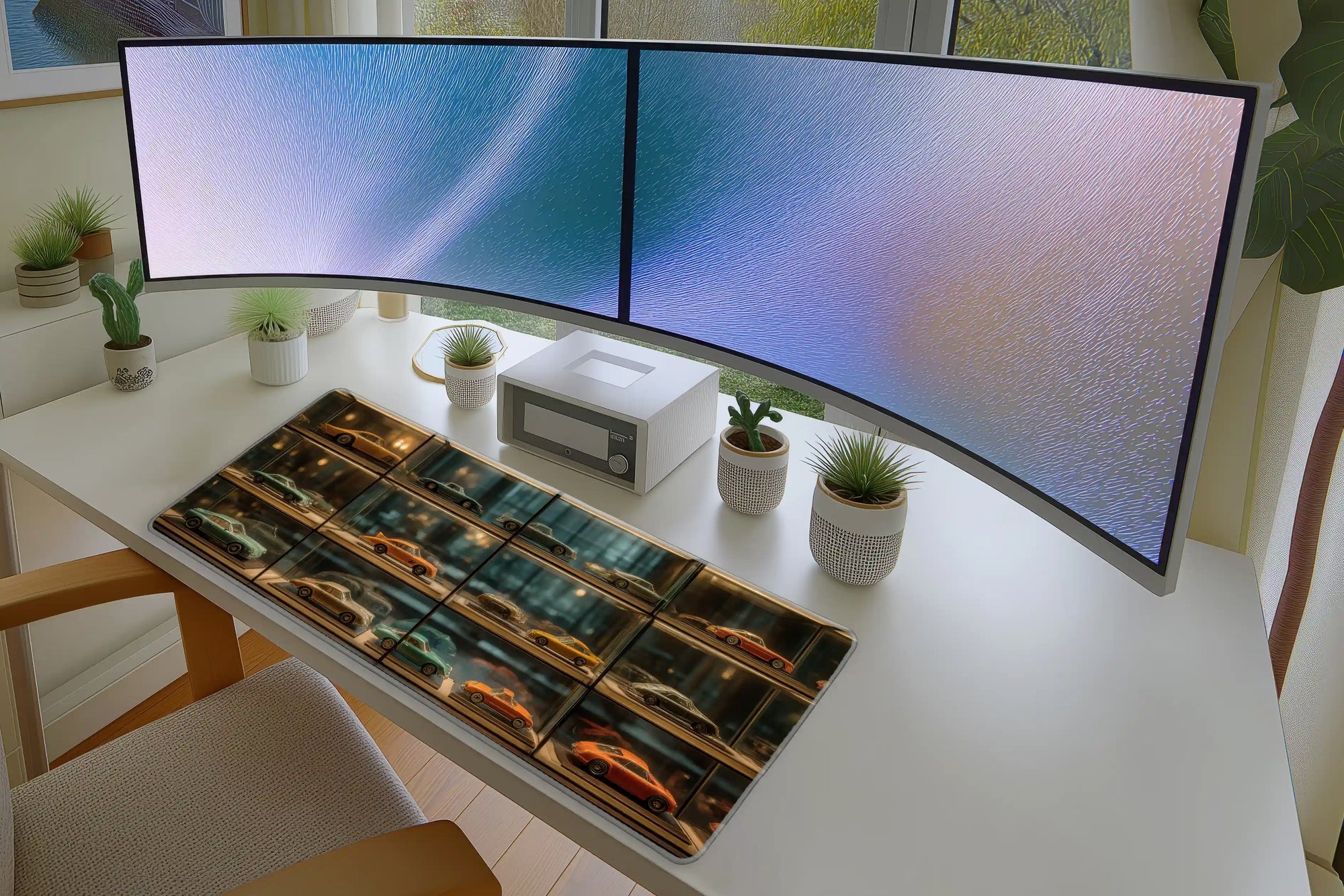 Retro Diecast Car Collection Mousepad – Vintage Auto Display