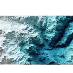 Abstract 90x40cm custom desk mat, smooth washable surface – PrintMyPad