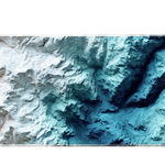 Abstract 90x40cm custom desk mat, smooth washable surface – PrintMyPad