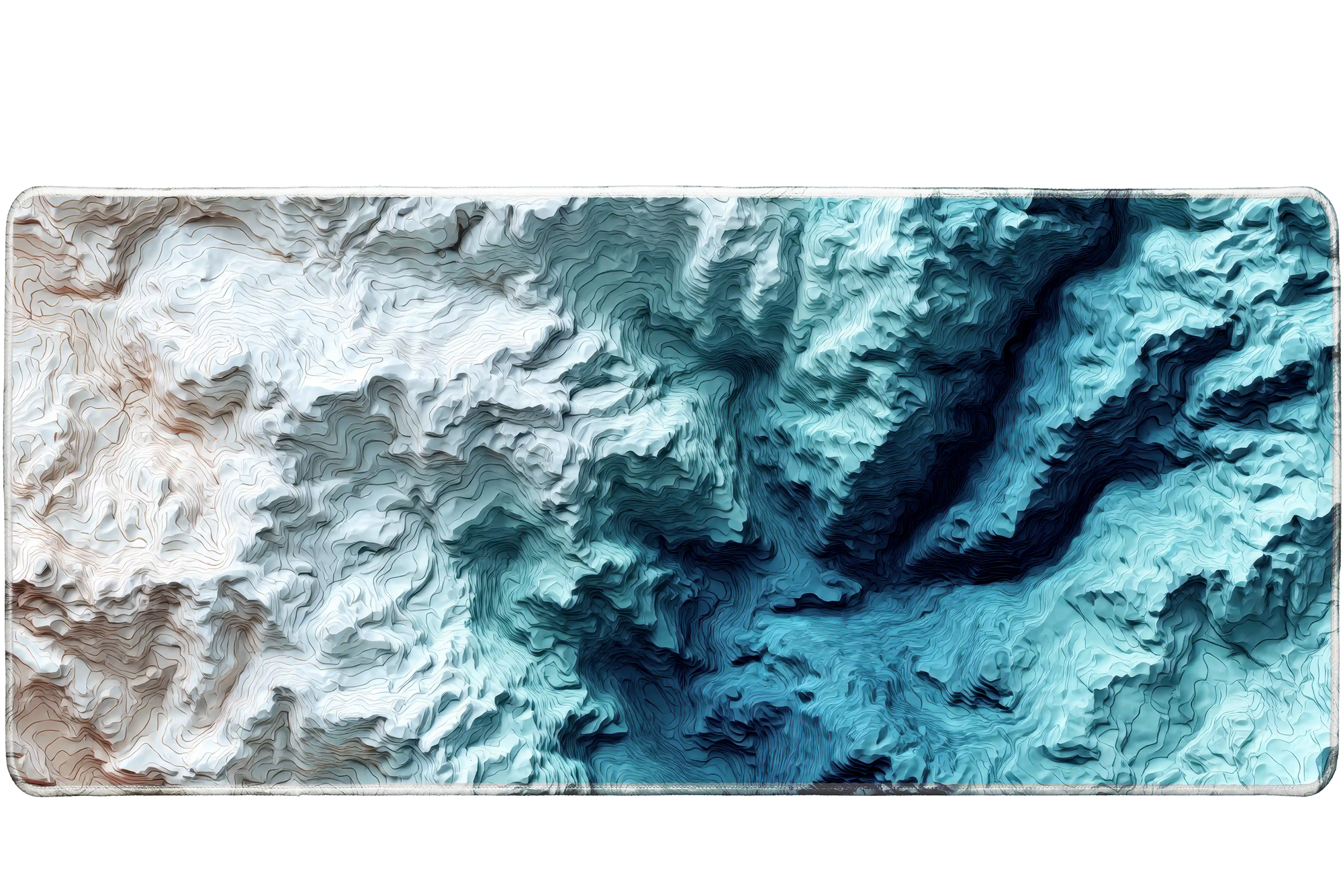 Abstract 90x40cm custom desk mat, smooth washable surface – PrintMyPad