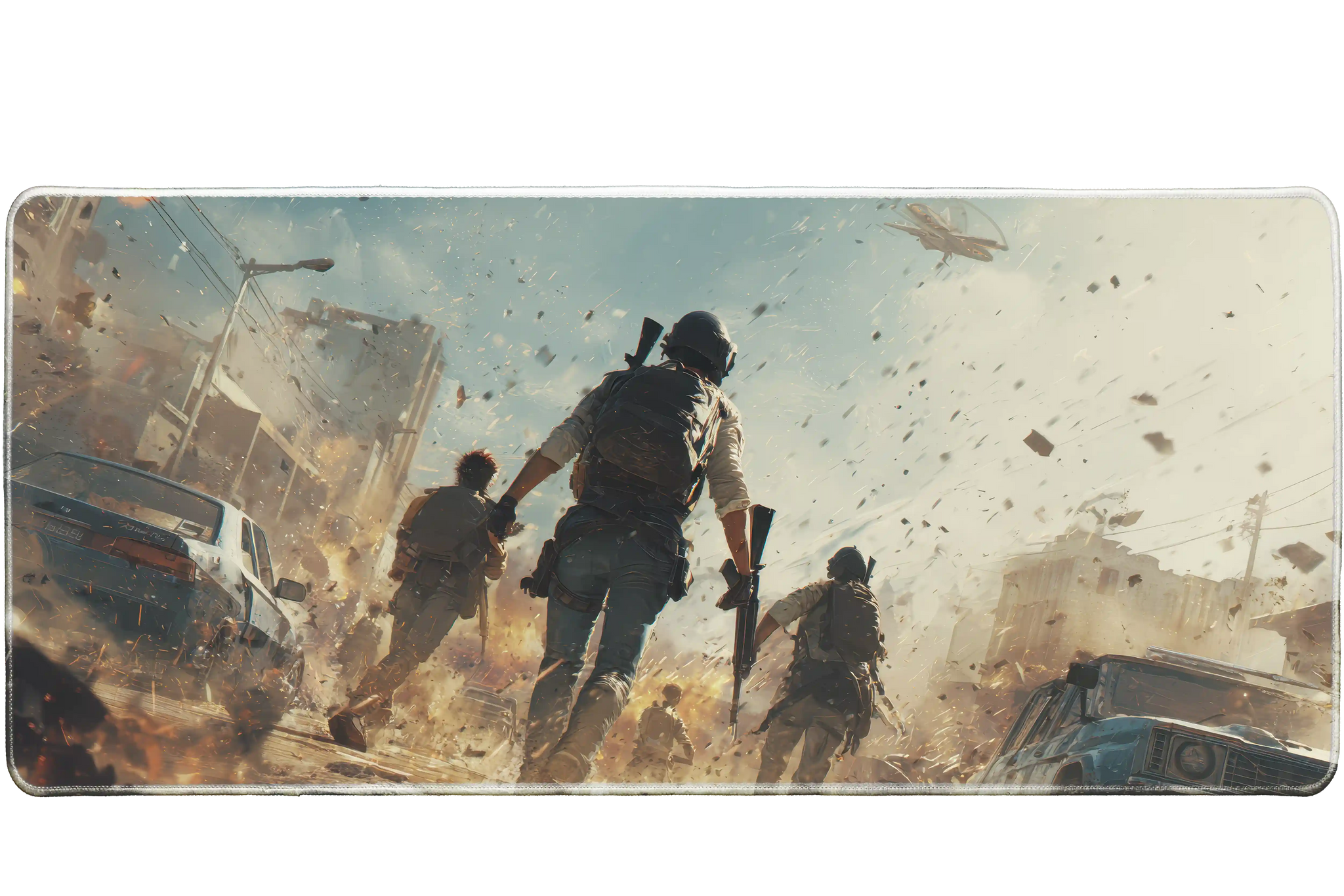 Gaming 90x40cm custom mouse pad, stitched edge – Print My Pad