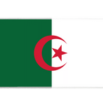 Country 36x16in custom mouse pad, stitched edge Algeria flag – Print My Pad