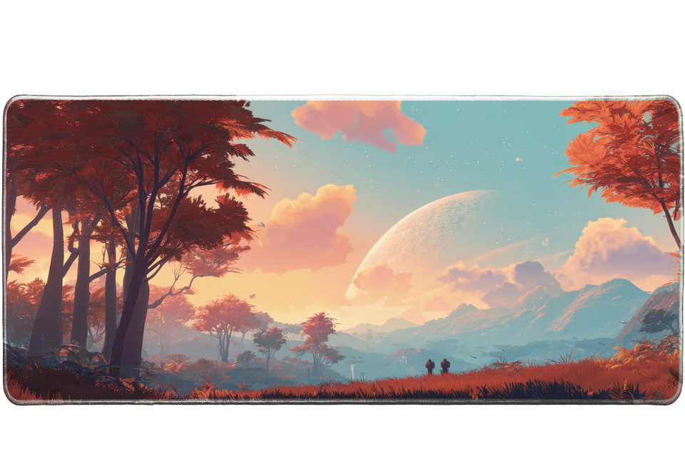 Gaming 900x400mm custom desk mat, non-slip rubber – Print My Pad