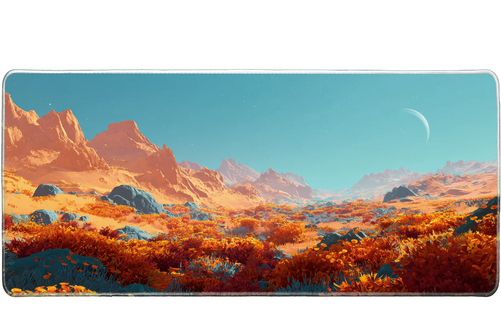 Gaming 36x16in custom desk mat, washable smooth surface – PrintMyPad