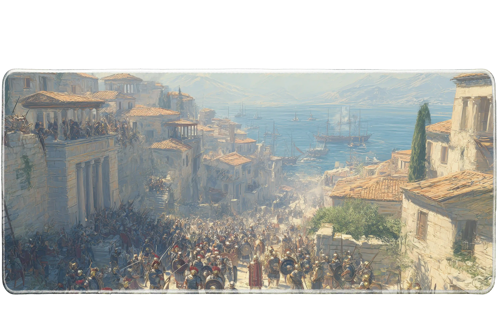 Fantasy 90x40cm custom desk mat, stitched edge – Print My Pad