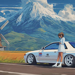 Anime 90x40cm custom desk mat, stitched edge finish – Print My Pad