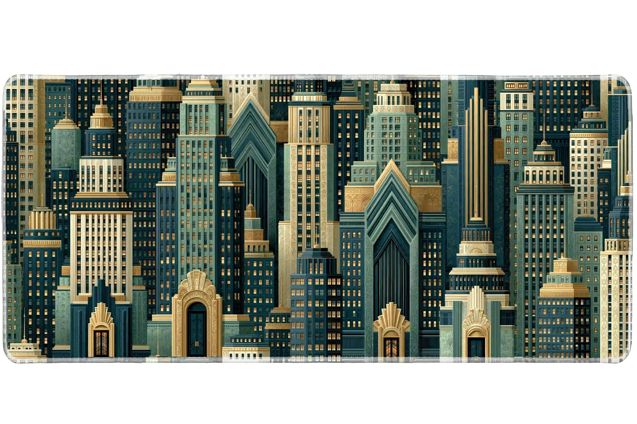 Pattern 900x400mm custom desk mat, non-slip base – PrintMyPad