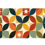 Pattern 36x16in custom desk pad, stitched edge – PrintMyPad