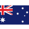 Country 36x16in custom desk mat, stitched edge Australia flag – PrintMyPad