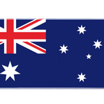 Country 36x16in custom desk mat, stitched edge Australia flag – PrintMyPad