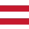 Country 36x16in custom desk mat, stitched edge Austria flag – PrintMyPad