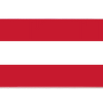 Country 36x16in custom desk mat, stitched edge Austria flag – PrintMyPad