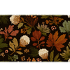 Pattern 90x40cm custom desk mat with autumn floral design, non-slip rubber base – Print My Pad